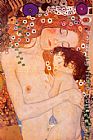 Gustav Klimt Mother And Child ii painting